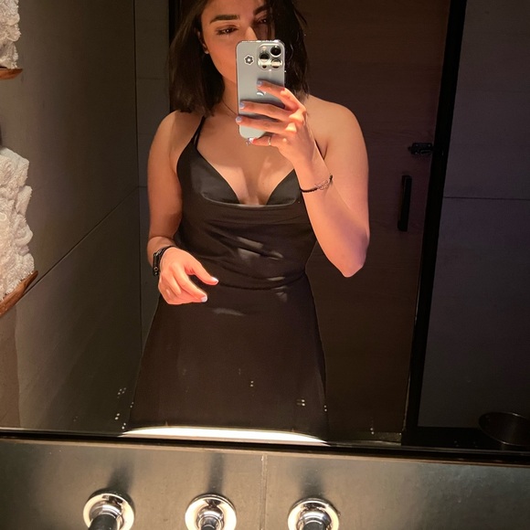 Celena Mini Dress: Black, Size 4! Worn only once: OPEN to give discounts - Picture 1 of 5